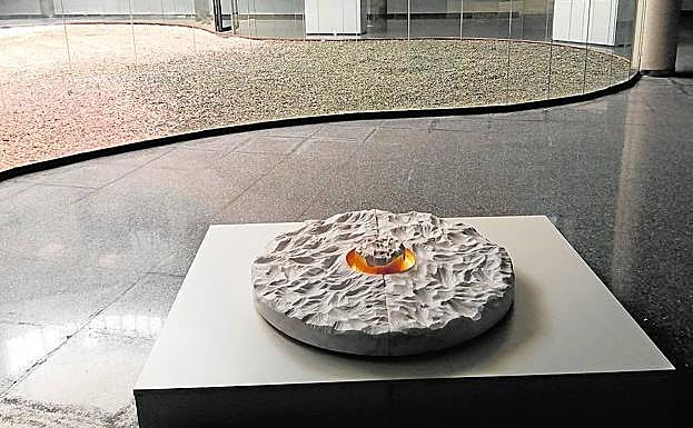 Una de las obras de Carmen Baena expuestas en la Sala El Jardín de Molina de Segura. 