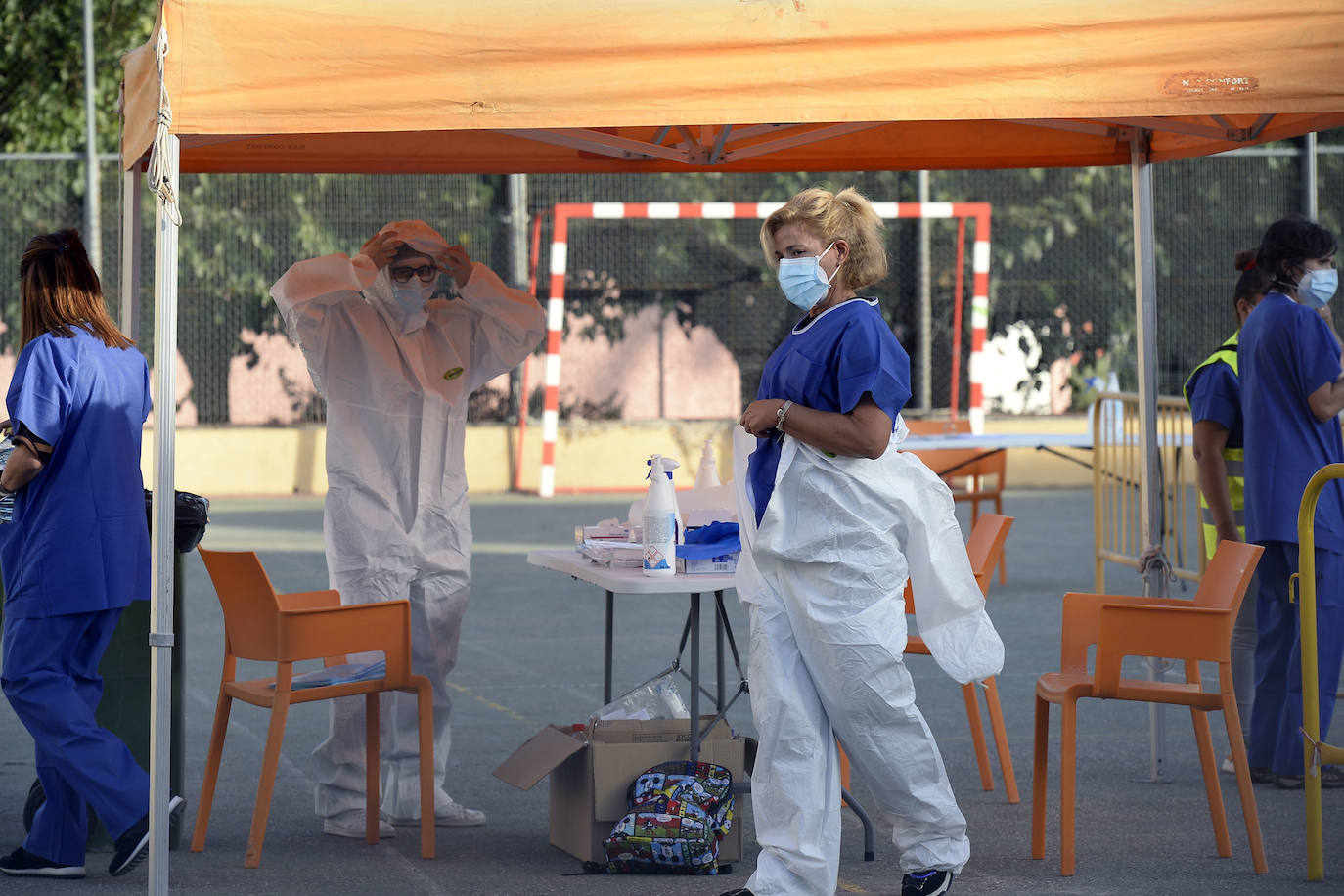 Fotos: A la caza del virus en Totana