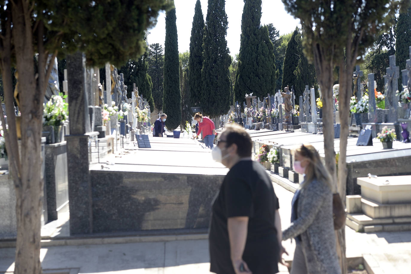 Fotos: Un circuito de entrada y salida evitará que los visitantesse agolpen en el cementerio Nuestro Padre Jesús de Murcia