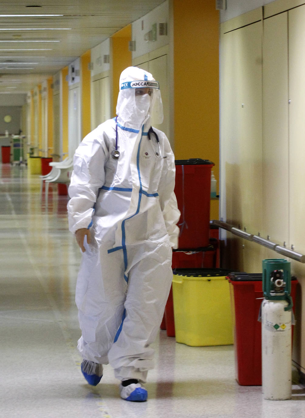 Fotos: Lucha contra la Covid en el hospital Reina Sofía de Murcia