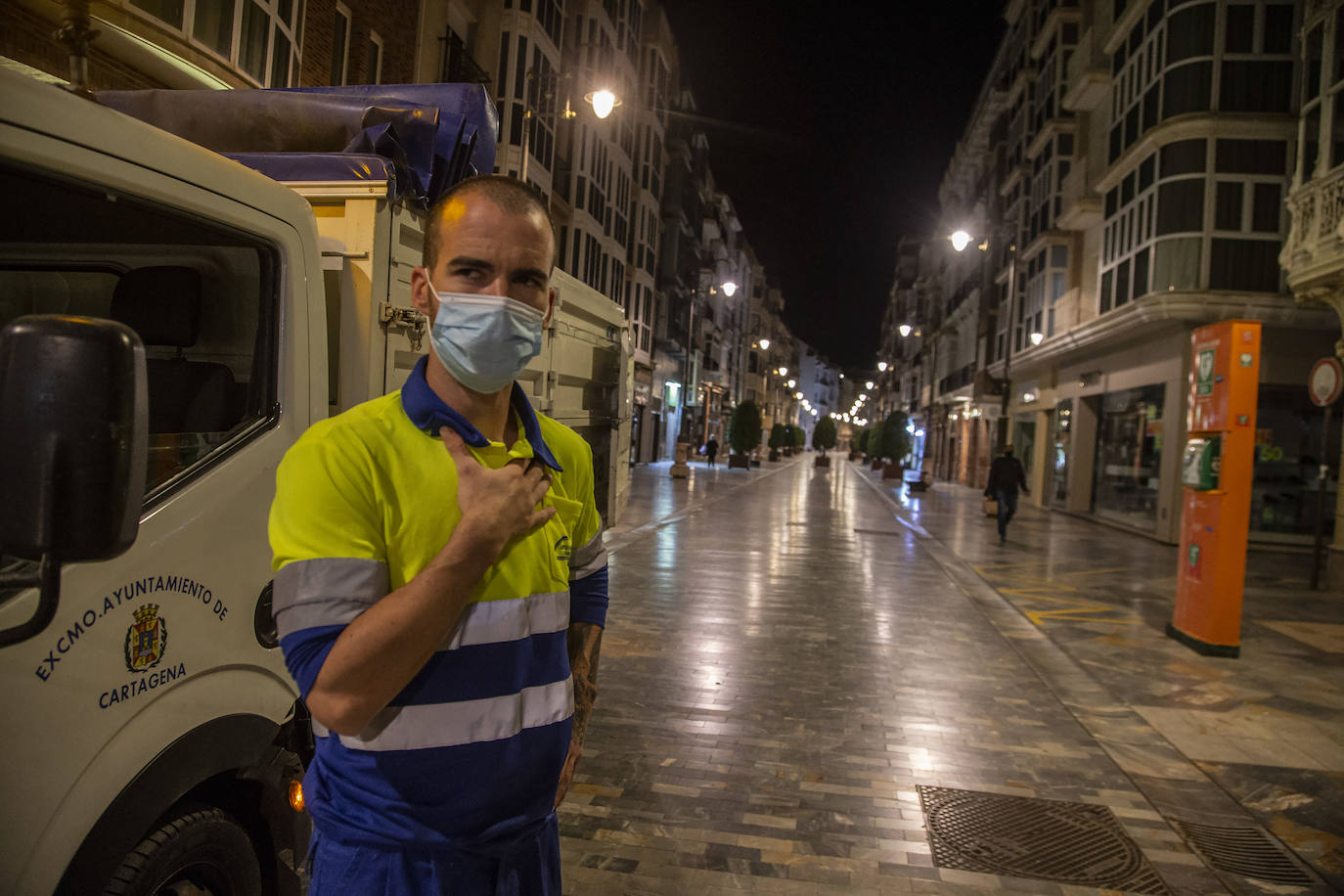 Fotos: La hora extra del toque de queda en Cartagena