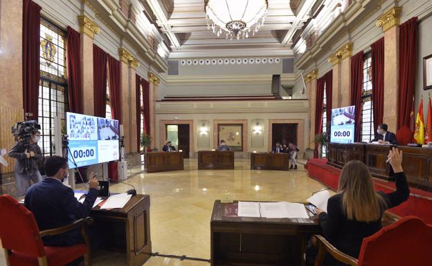 Galería. Pleno del Ayuntamiento de Murcia