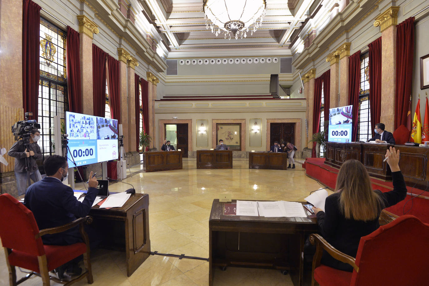 Fotos: Pleno Ayuntamiento de Murcia del 29 de octubre de 2020