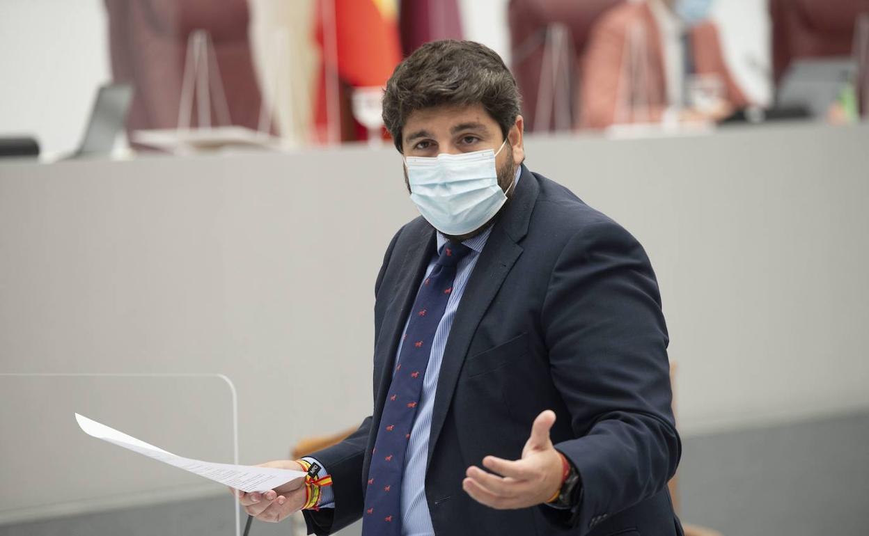 El presidente de la Región de Murcia, Fernando López Miras, en una imagen de archivo.