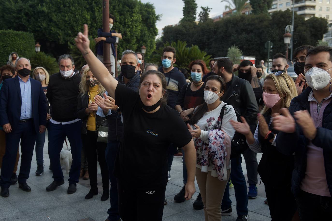 Fotos: Los hosteleros protestan en Murcia