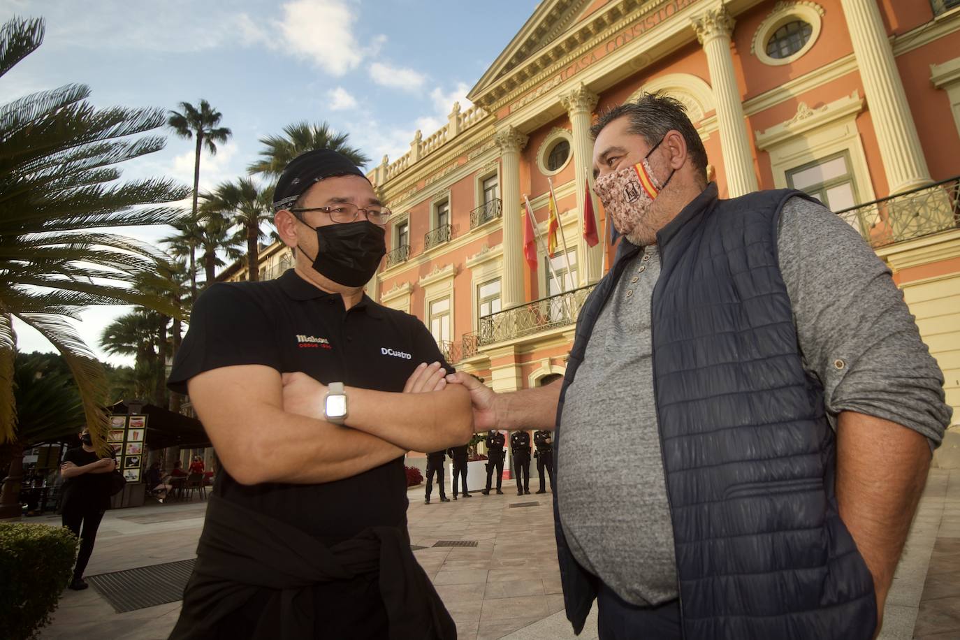 Fotos: Los hosteleros protestan en Murcia