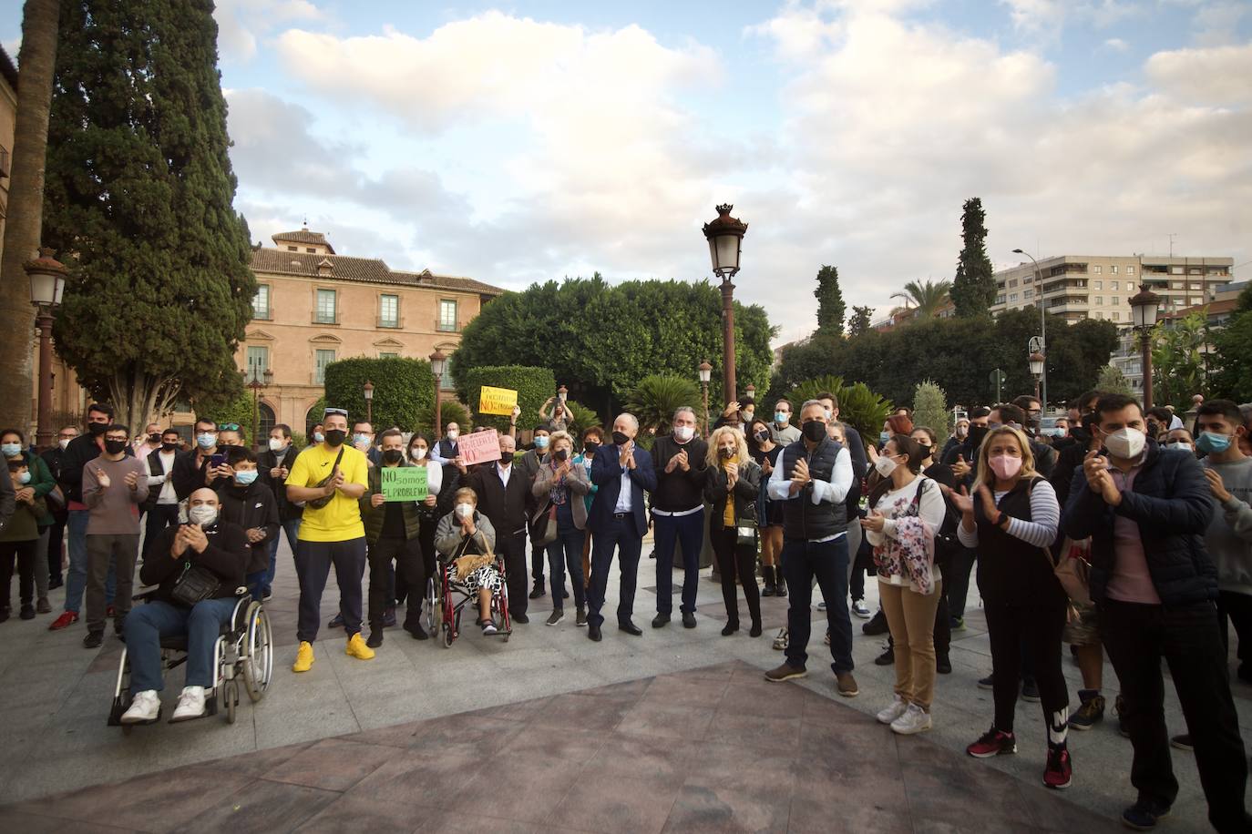 Fotos: Los hosteleros protestan en Murcia