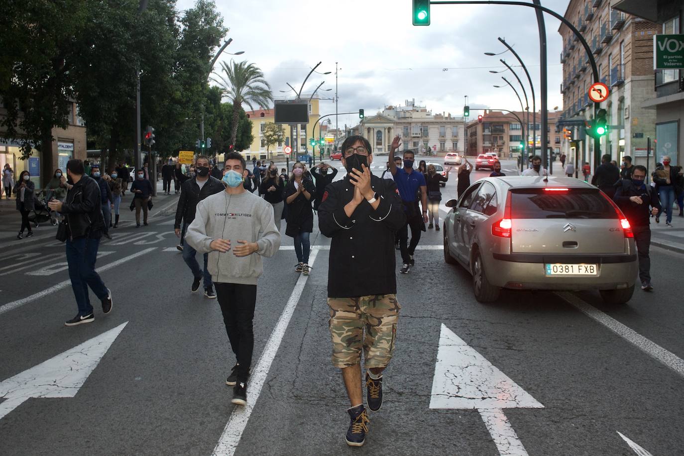 Fotos: Los hosteleros protestan en Murcia