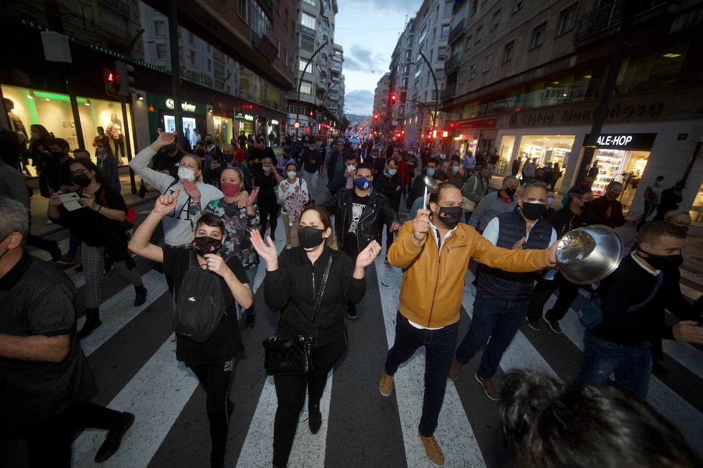 Fotos: Los hosteleros protestan en Murcia