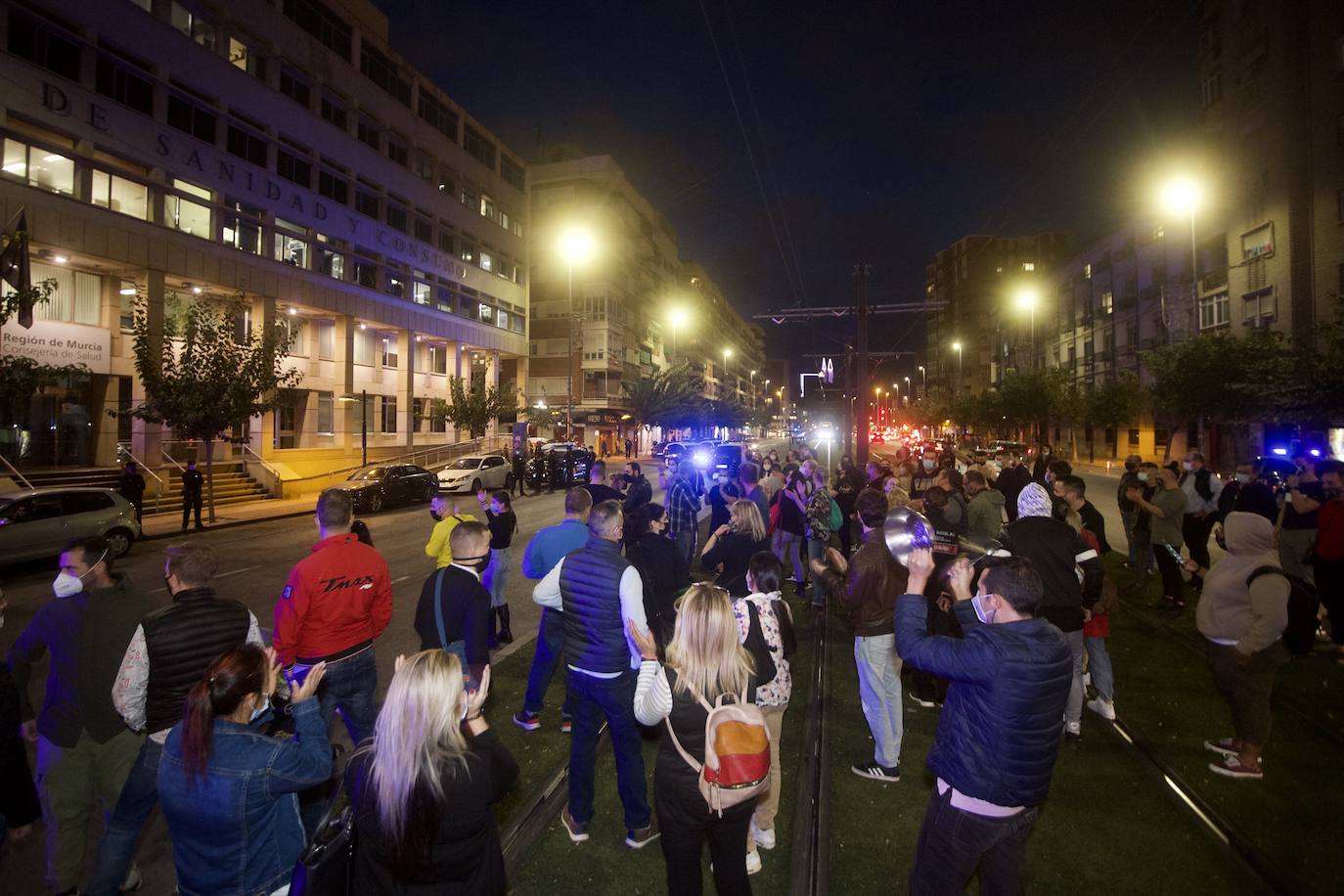 Fotos: Los hosteleros protestan en Murcia