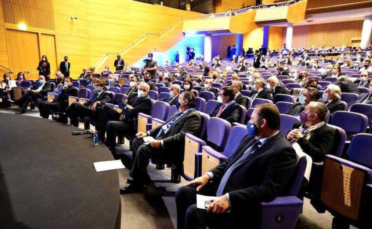 Acto Empresarial por el Corredor Mediterráneo organizado en Valencia. 