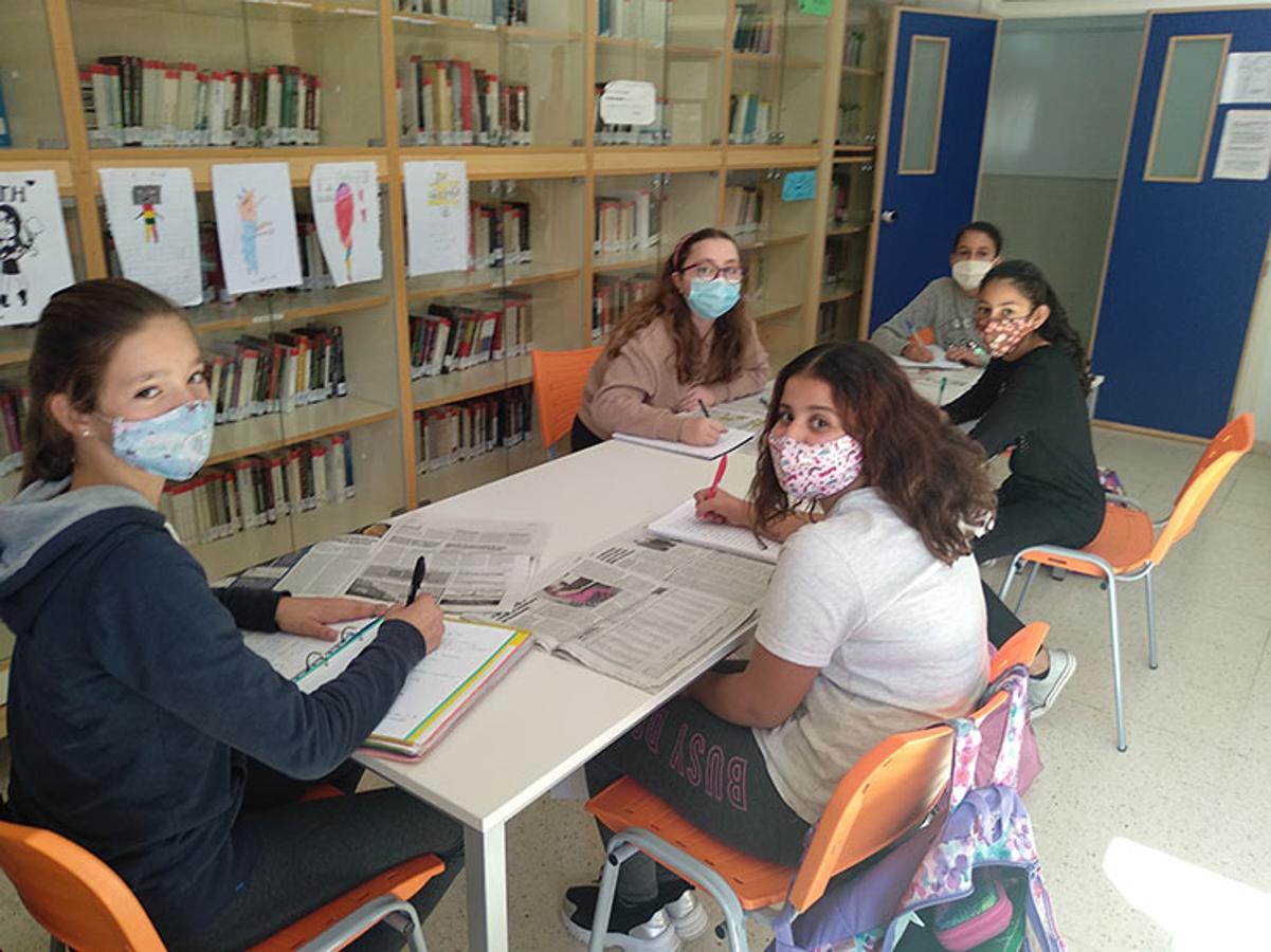 Alumnos del IES El Bohío de Los Dolores (Cartagena)