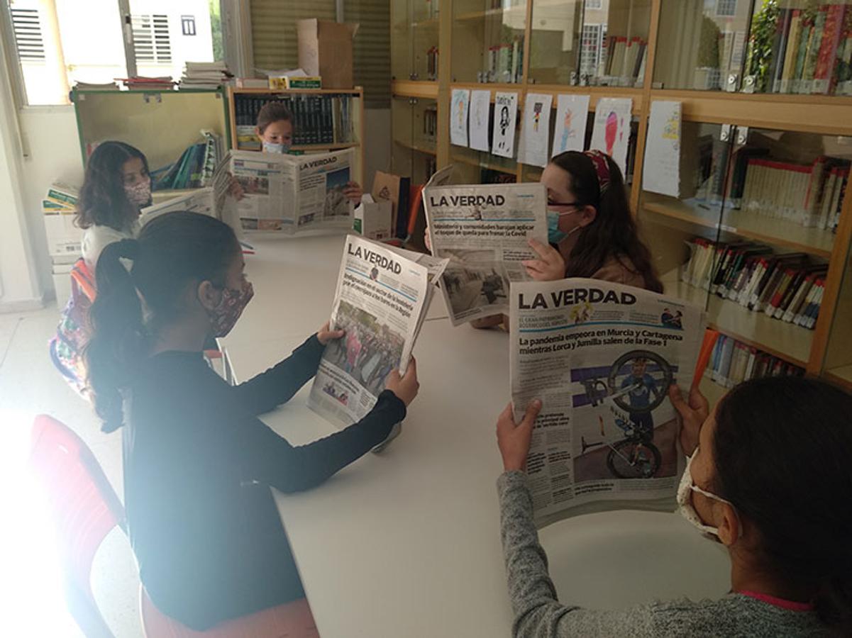 Alumnos del IES El Bohío de Los Dolores (Cartagena)