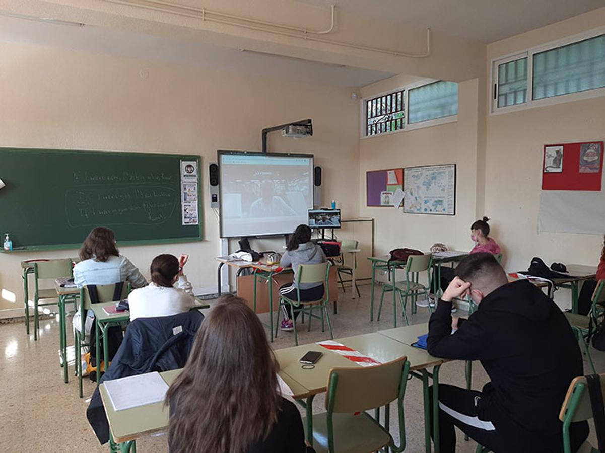 Alumnos del IES Sanje (Alcantarilla)