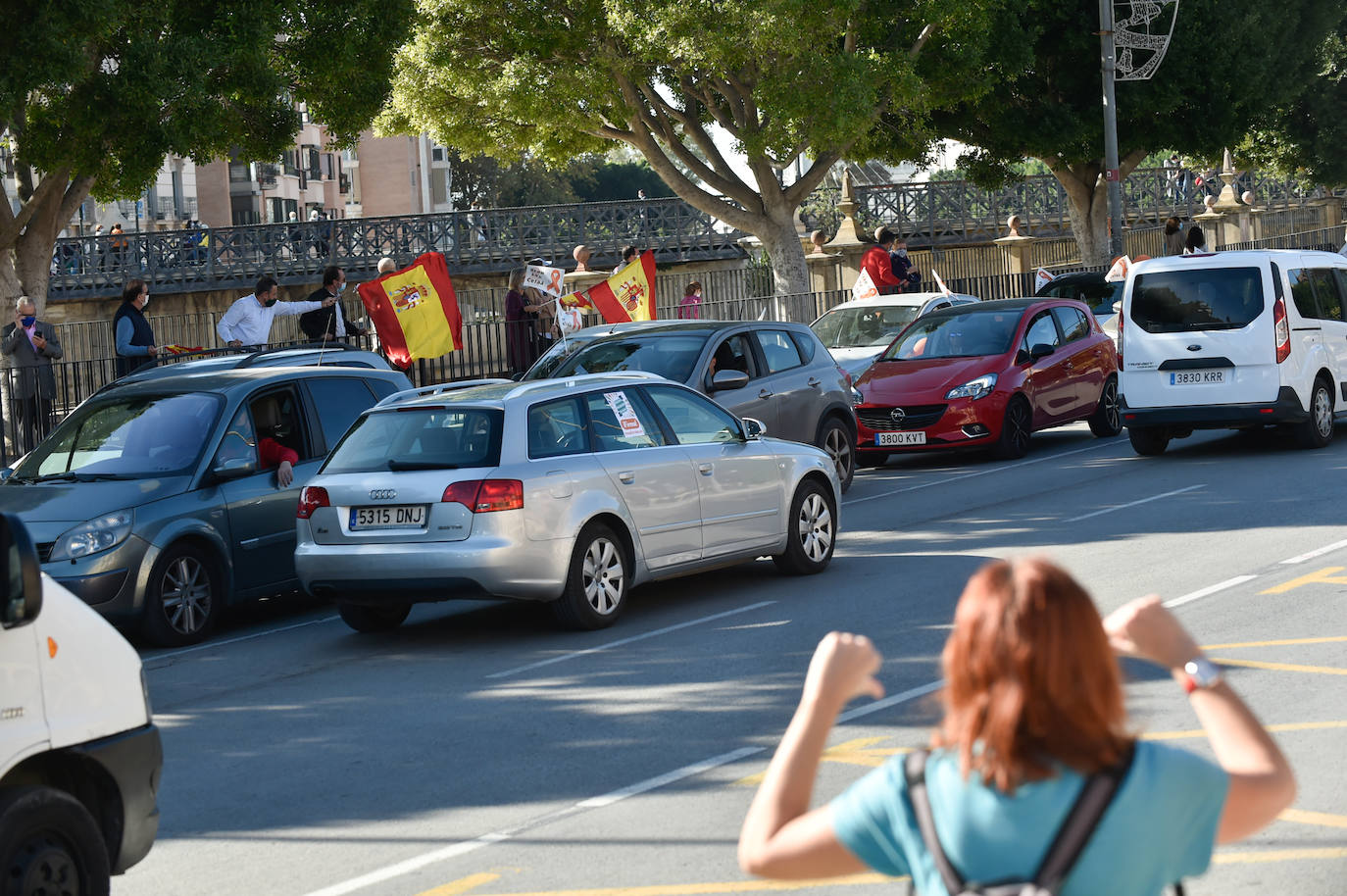 Fotos: La &#039;marea naranja&#039; recorre el centro de Murcia contra la &#039;ley Celaá&#039;