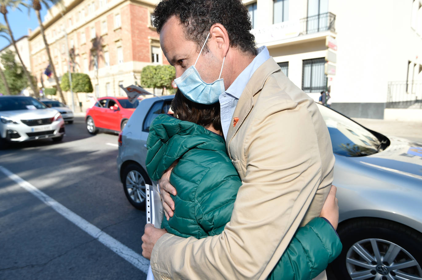 Fotos: La &#039;marea naranja&#039; recorre el centro de Murcia contra la &#039;ley Celaá&#039;
