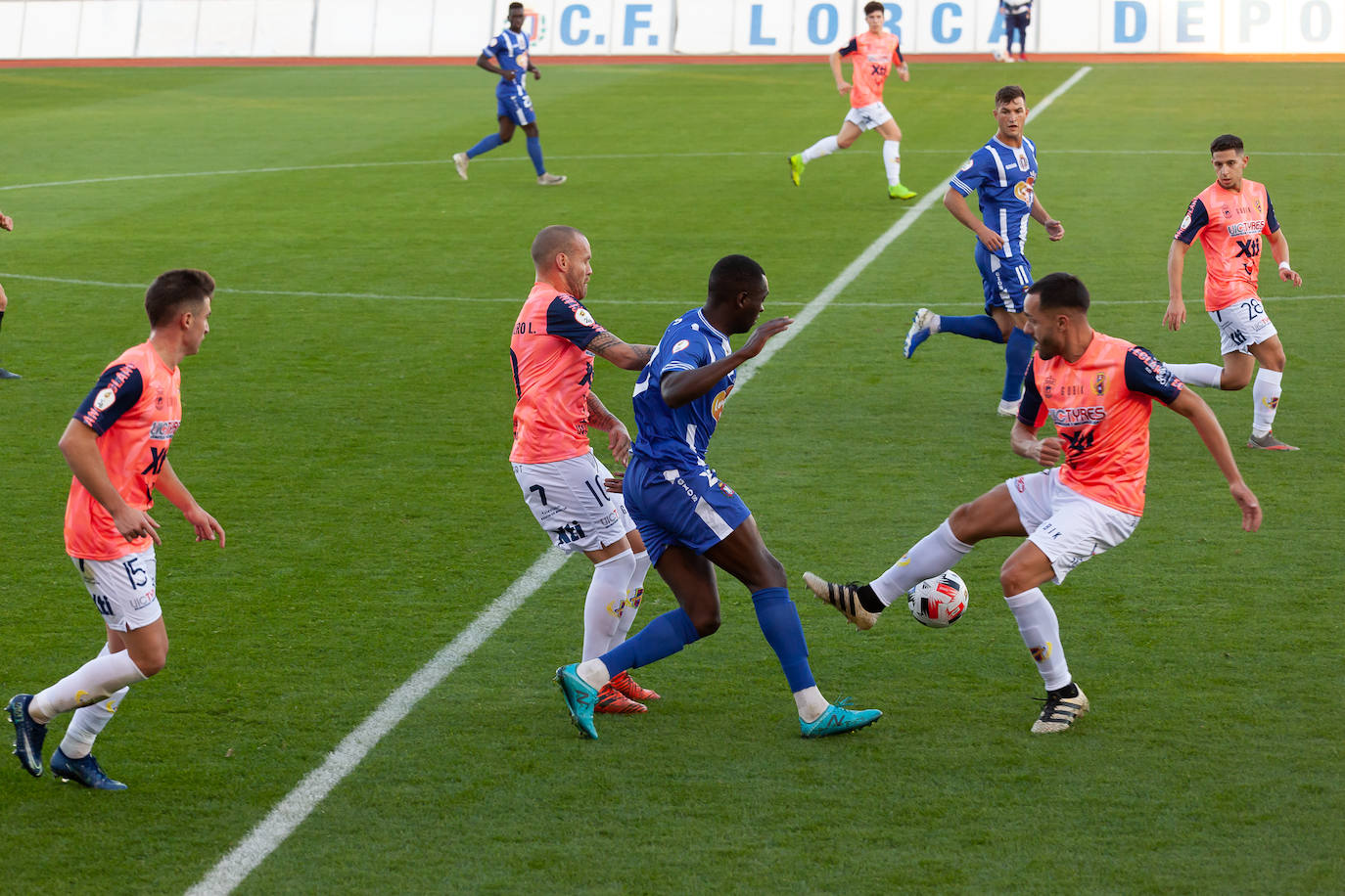 Fotos: El duelo regional entre Lorca Deportiva y Yeclano, en imágenes