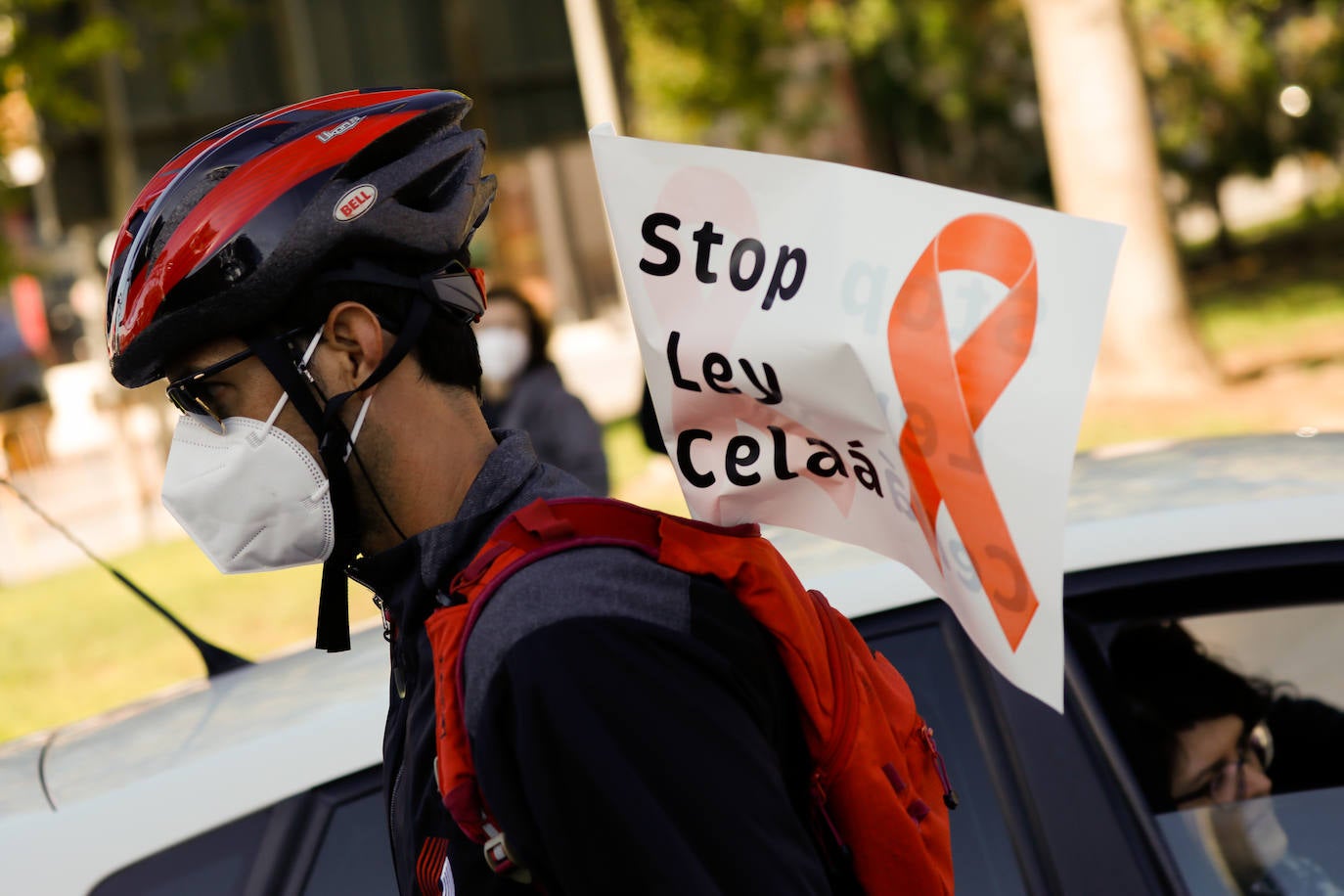 Fotos: La &#039;marea naranja&#039; recorre el centro de Murcia contra la &#039;ley Celaá&#039;