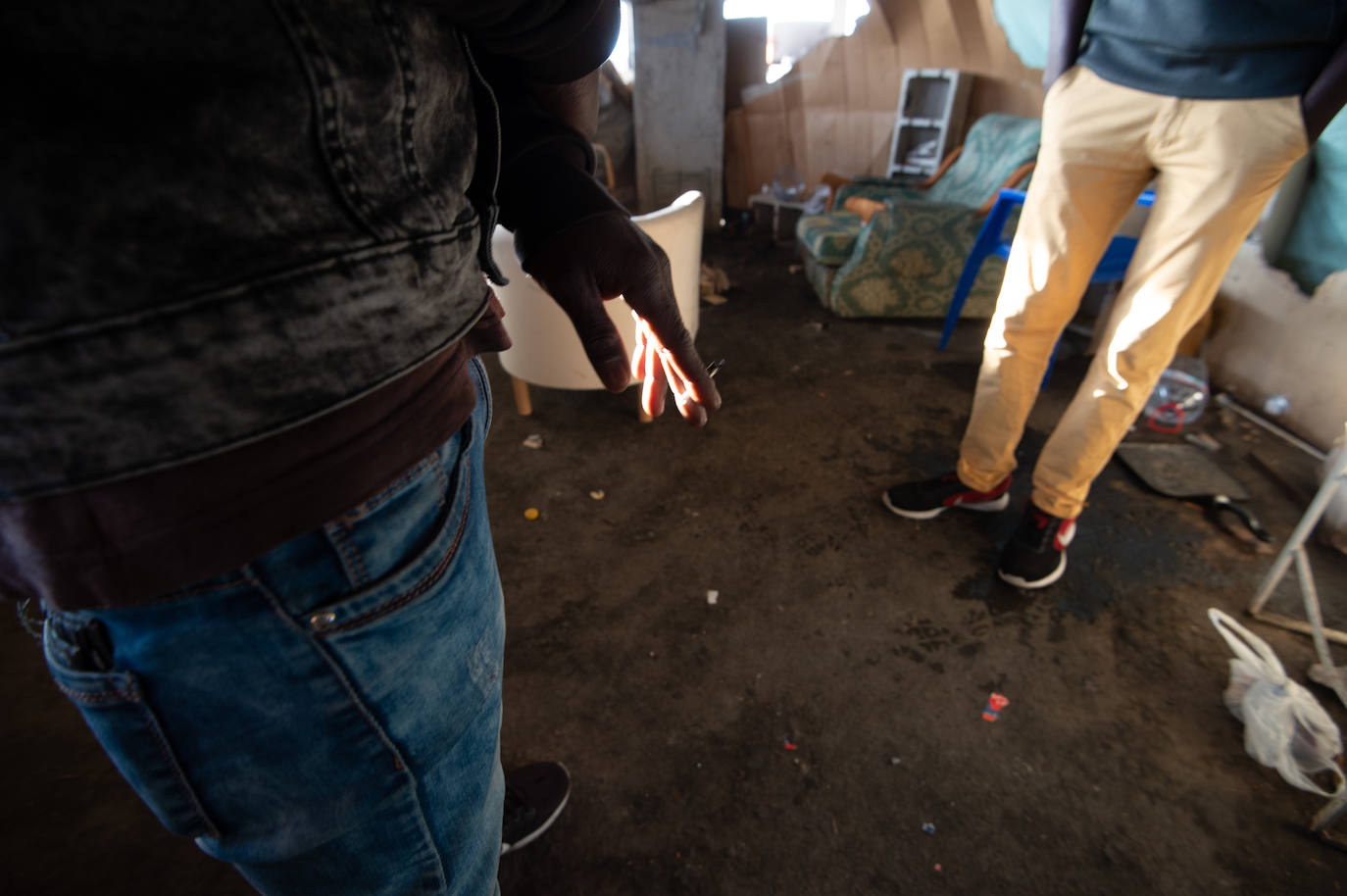 Fotos: Protestas por el desalojo de un edificio ocupado en el barrio murciano de San Pío