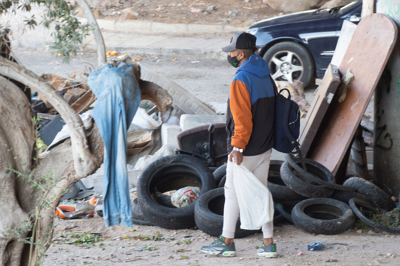 Fotos: Protestas por el desalojo de un edificio ocupado en el barrio murciano de San Pío