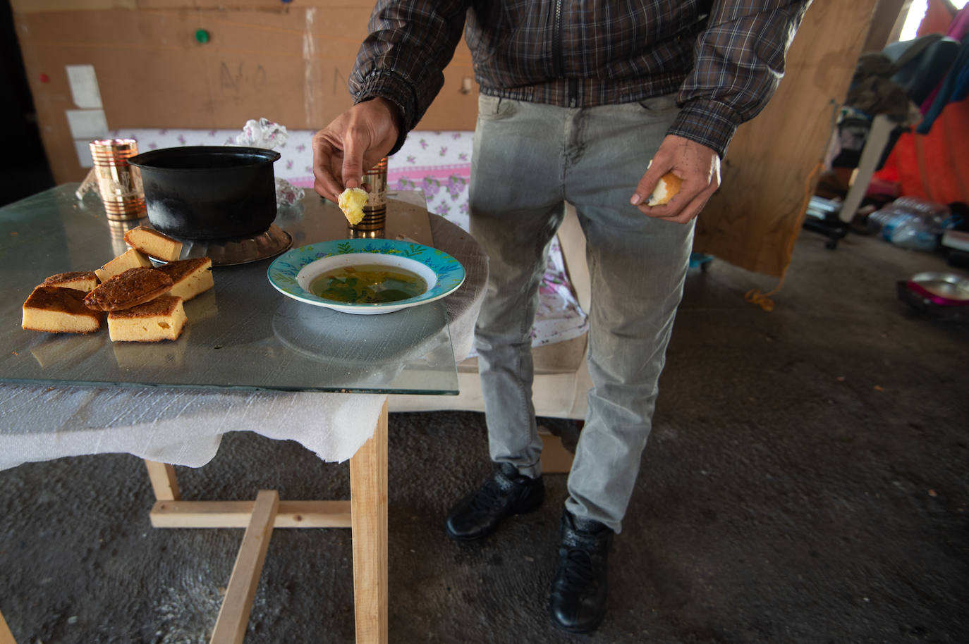 Fotos: Protestas por el desalojo de un edificio ocupado en el barrio murciano de San Pío