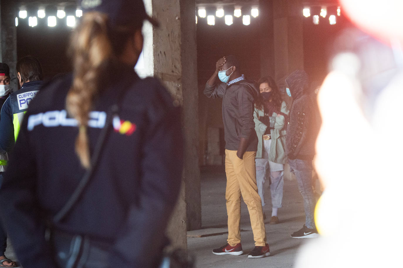 Fotos: Protestas por el desalojo de un edificio ocupado en el barrio murciano de San Pío