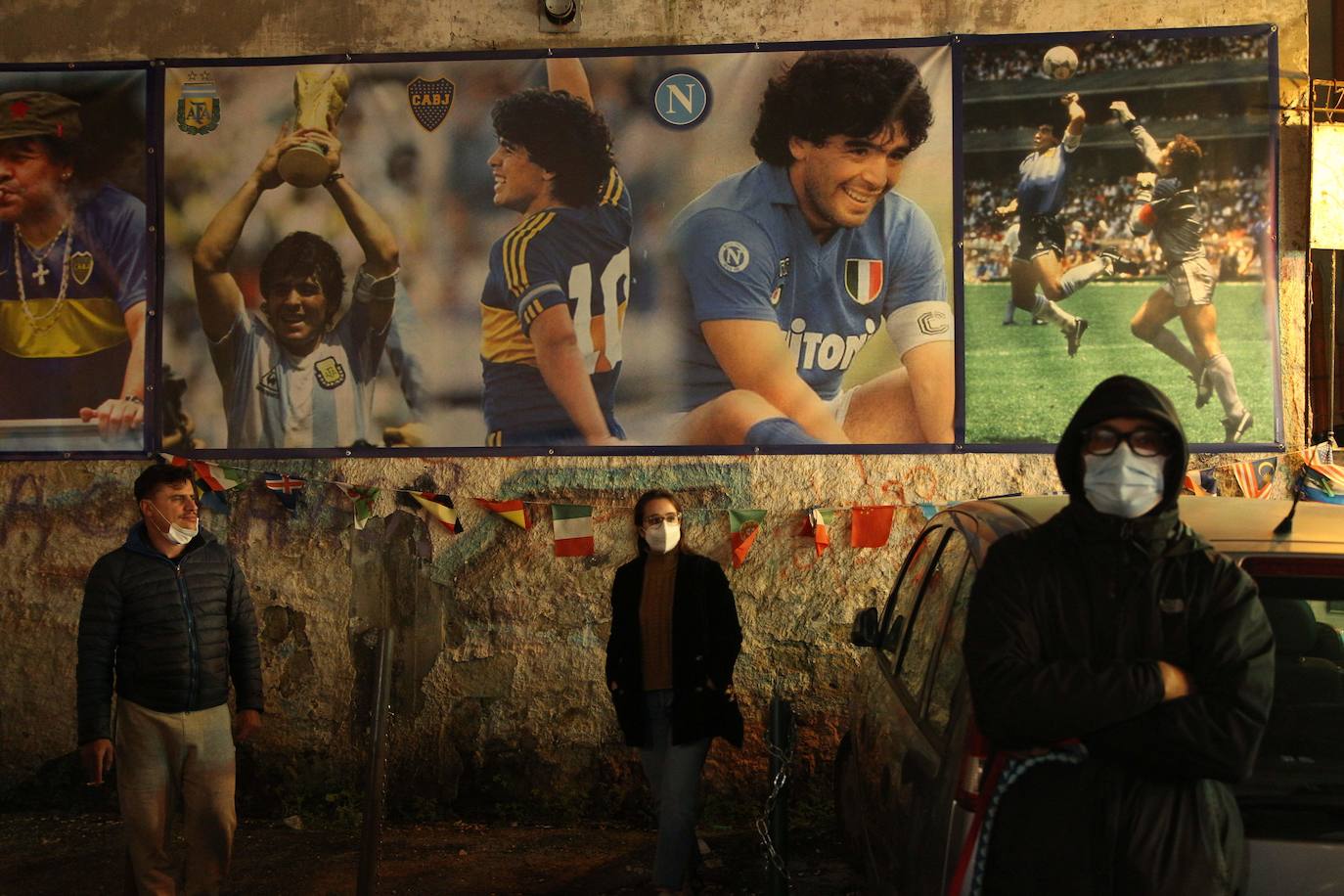 Fotos: Nápoles dice adiós al genio del fútbol mundial