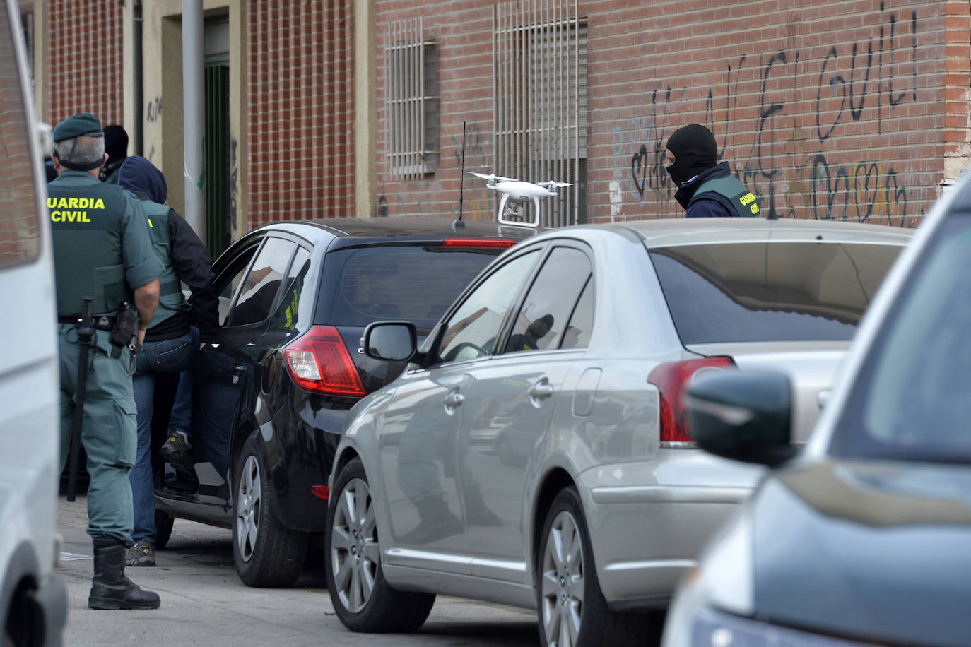 Fotos: Redada por tráfico de drogas en Espinardo