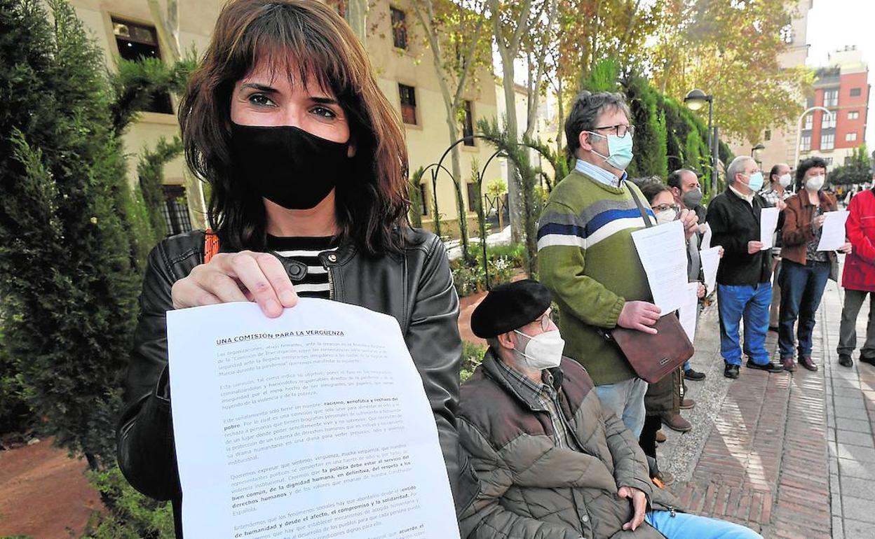 Concentración contra «la comisión de la vergüenza»