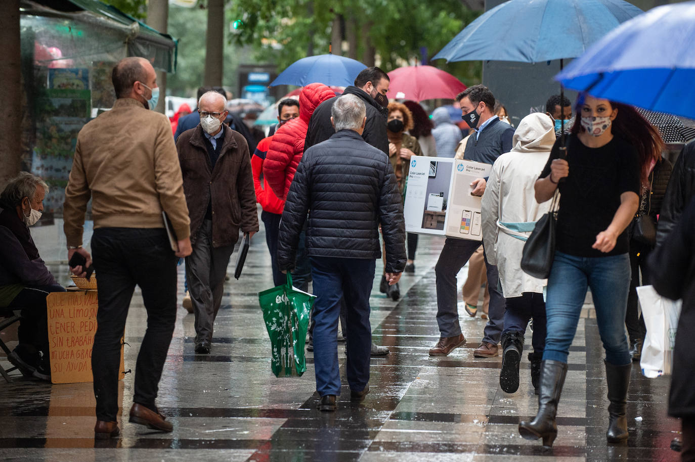 Fotos: Viernes negro en las tiendas de Murcia y Cartagena