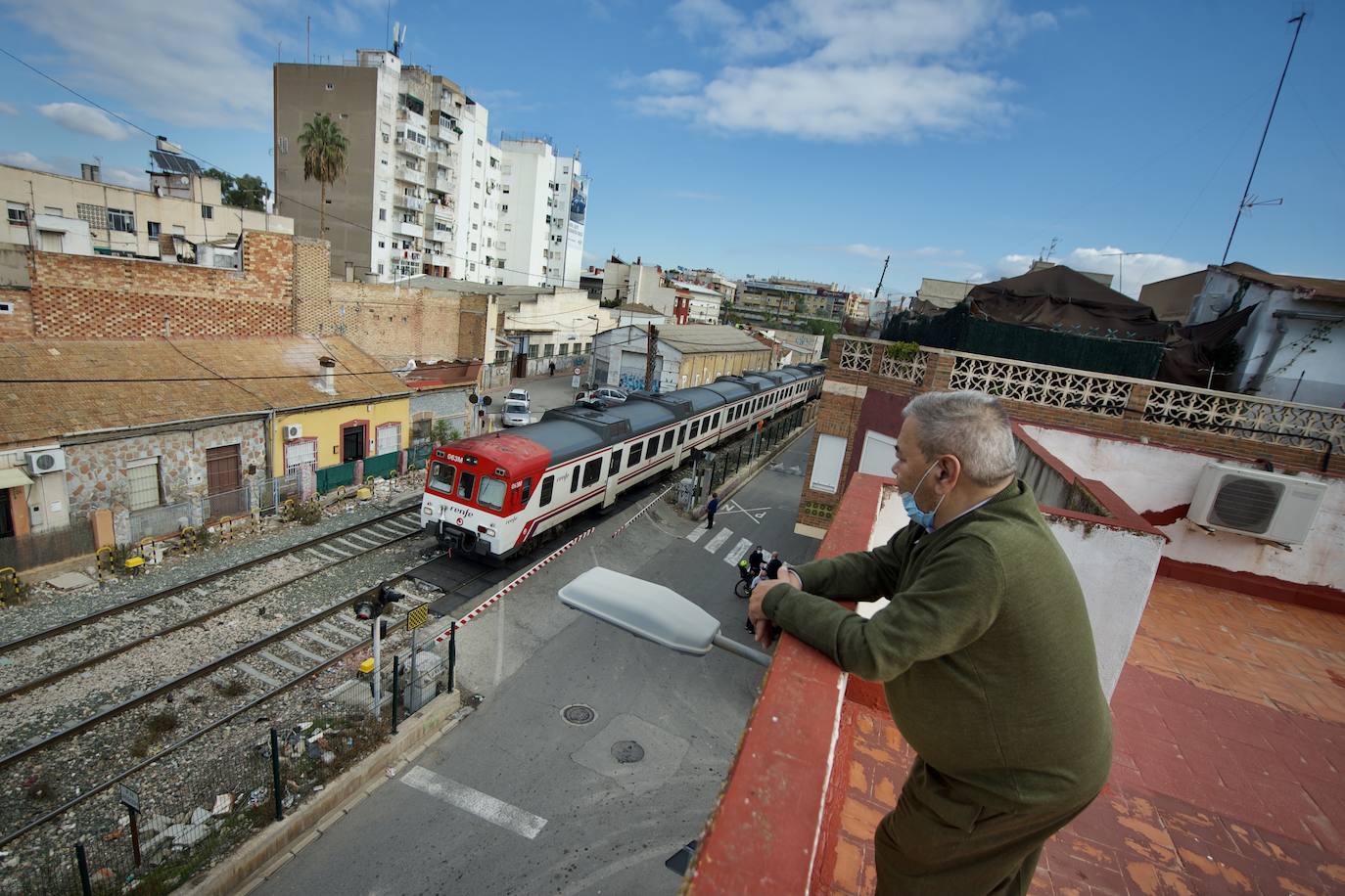 Fotos: Expropiación de viviendas junto al paso a nivel de Barriomar de Murcia