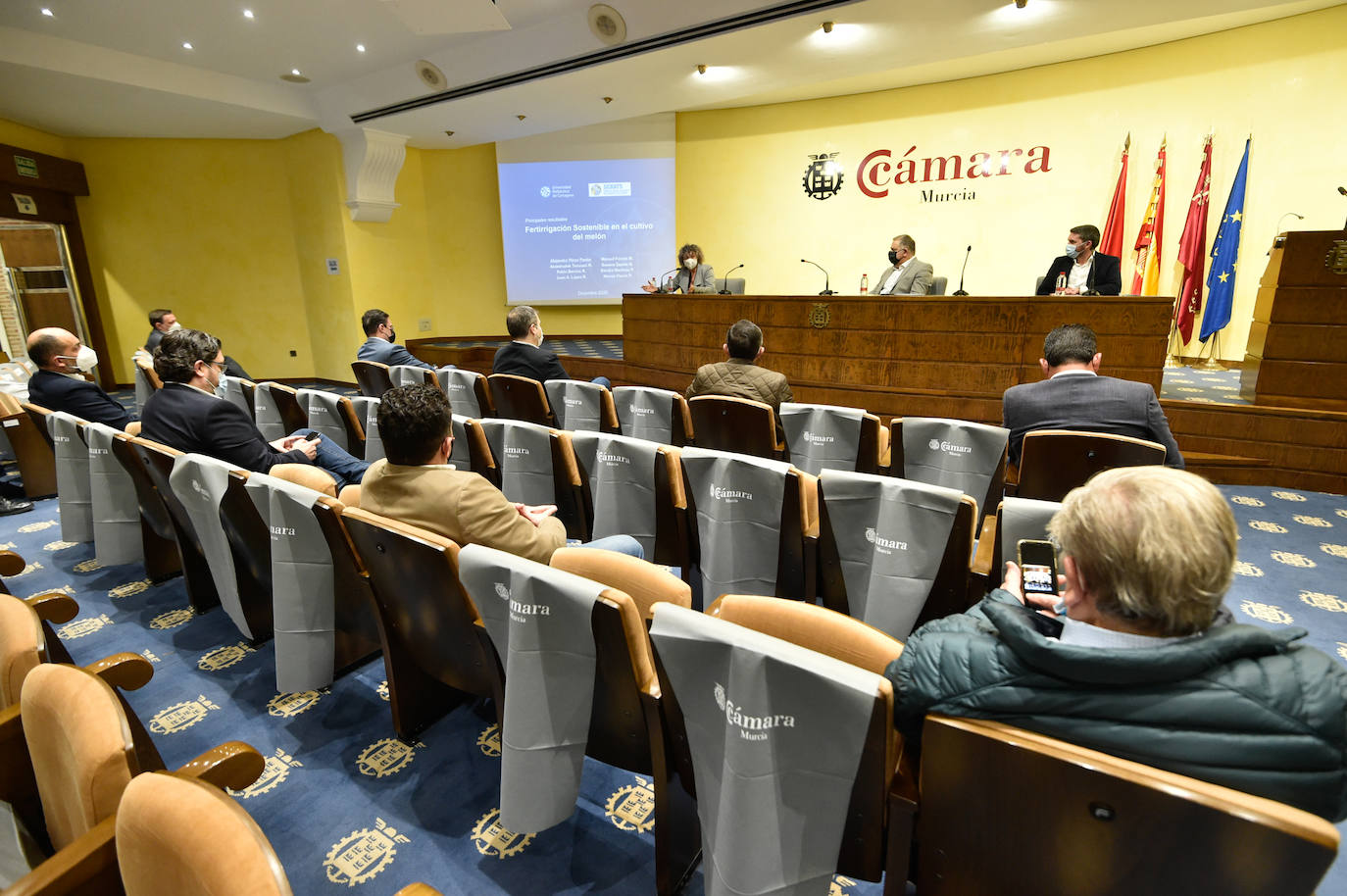 Fotos: La UPCT presenta un estudio sobre la fertirrigación sostenible