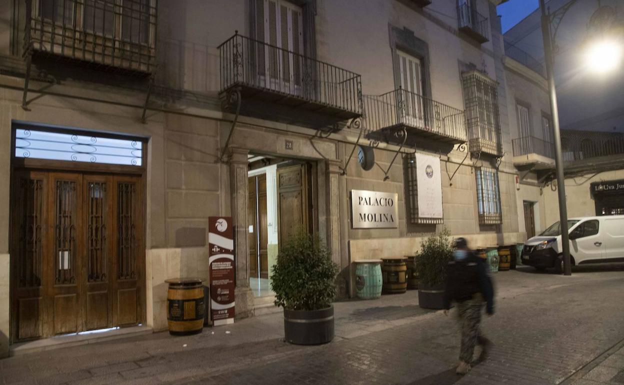 El Palacio Molina, donde el Ministerio pretende ubicar el Juzgado de lo Mercantil.