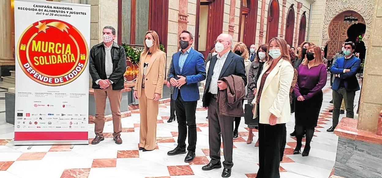 Presentación de la campaña, ayer, en el Casino de Murcia. 