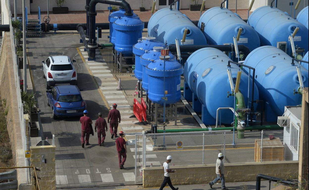 Imagen de archivo de la desaladora de Escombreras. 