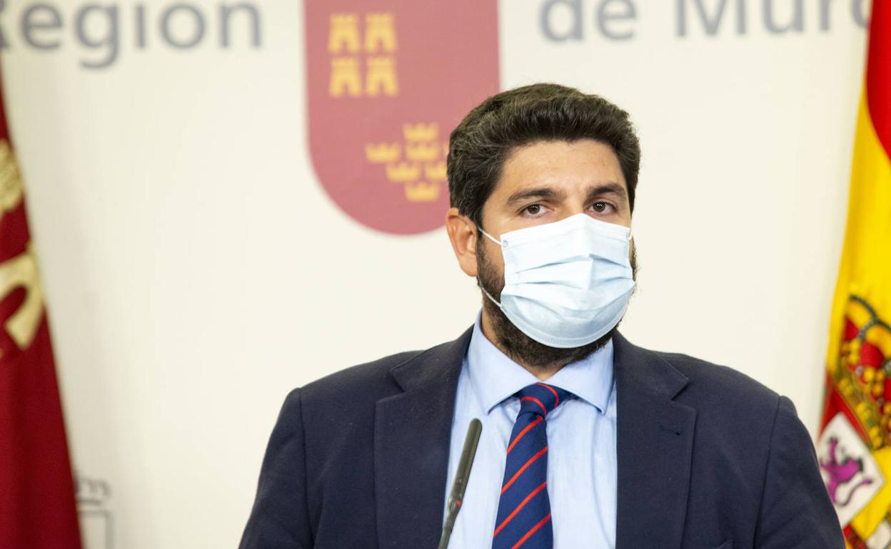 El presidente de la Región de Murcia, Fernando López Miras, en una imagen de archivo.