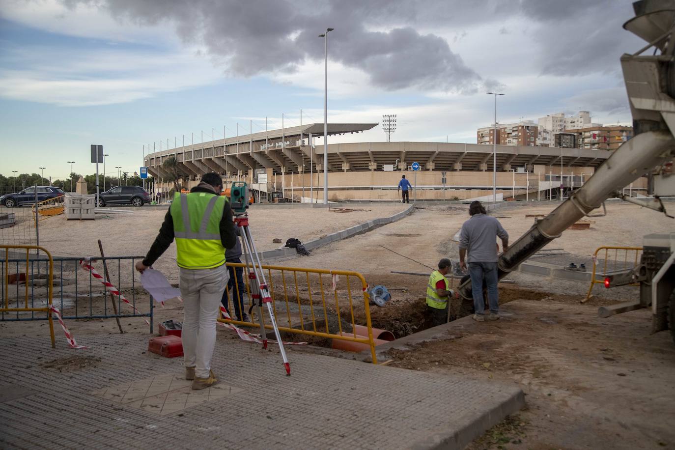 Fotos: La gran avenida entre el Palacio de Deportes y el Cartagonova abrirá al tráfico antes de fin de año