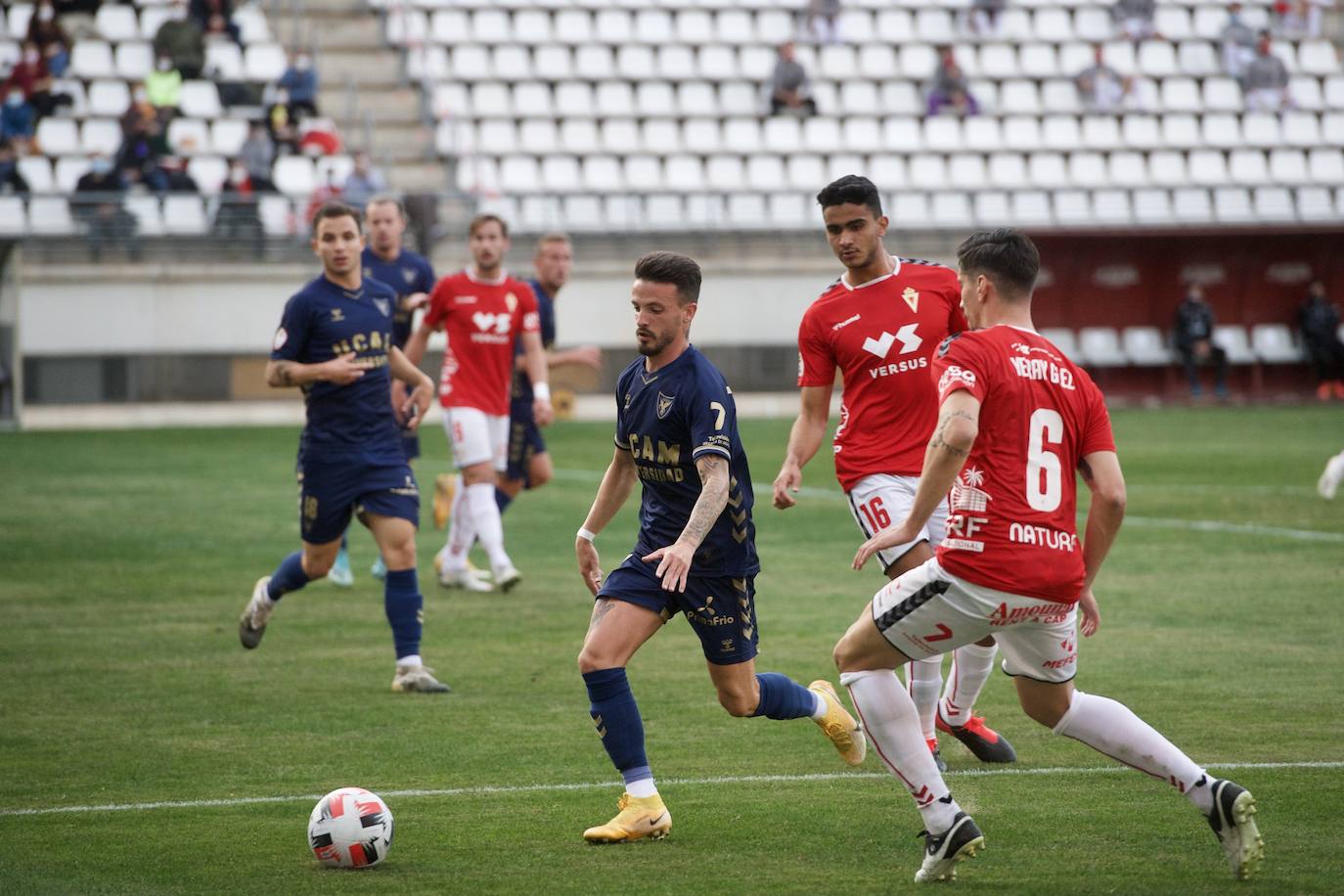 Fotos: Las imágenes del Real Murcia - UCAM CF