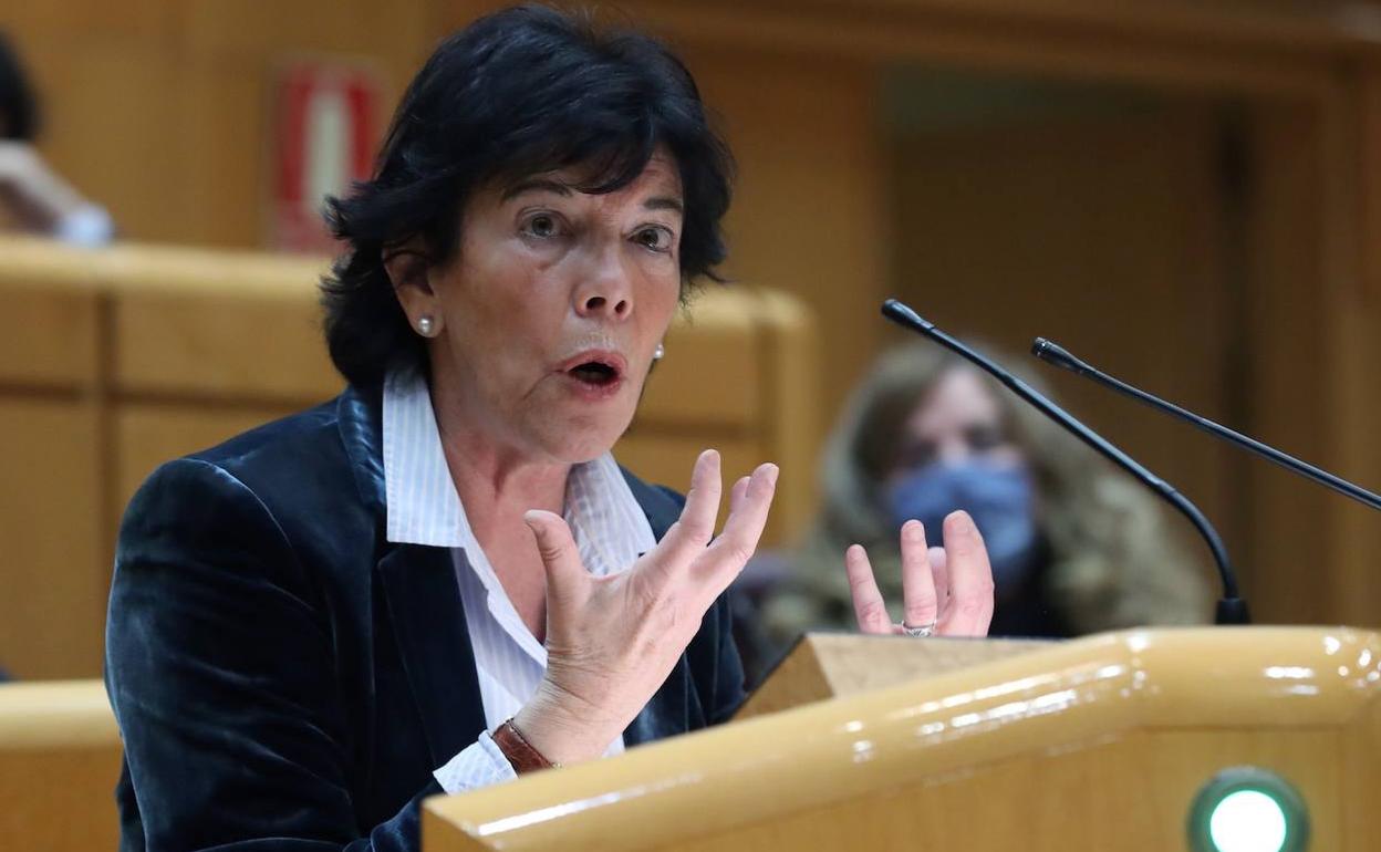 La ministra de Educación, Isabel Celaá, en una imagen de archivo.