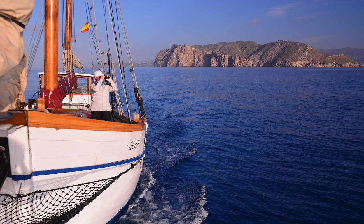 Cabo Cope desde el velero 'Else' de ANSE.
