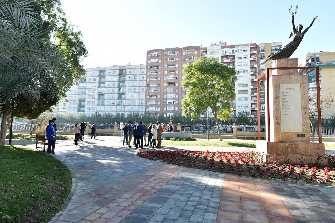 Fotos: El jardín Teniente Flomesta de Murcia estrena zonas de recreo y descanso