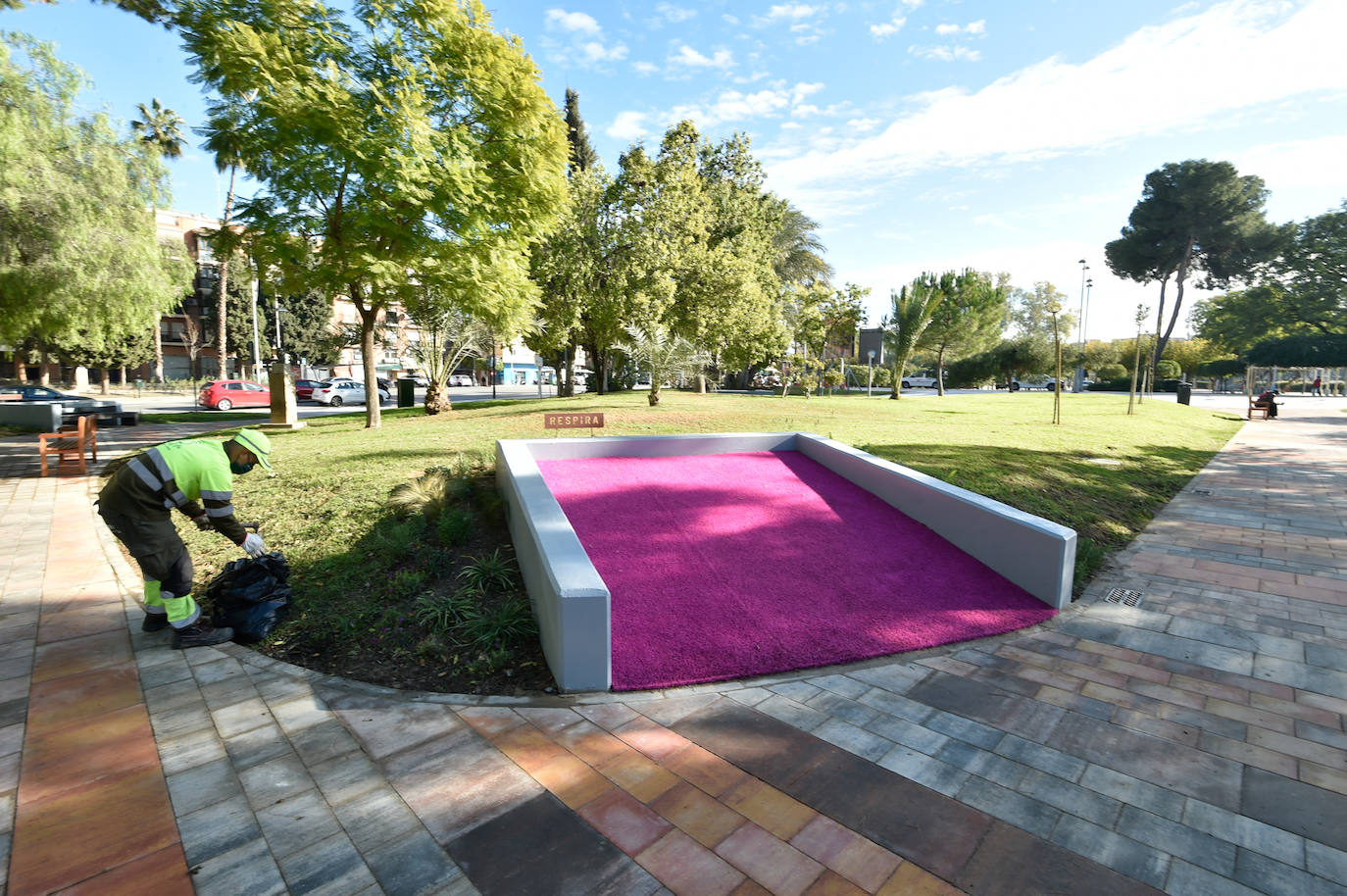 Fotos: El jardín Teniente Flomesta de Murcia estrena zonas de recreo y descanso