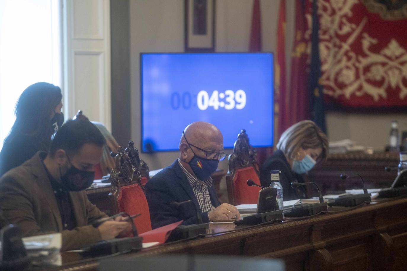 Fotos: Pleno del Ayuntamiento de Cartagena del jueves 17 de diciembrede 2020