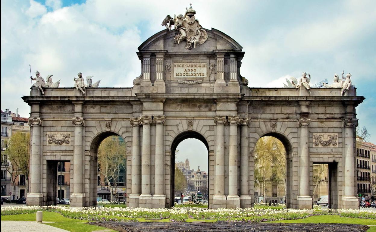 Puerta de Alcalá de Madrid.