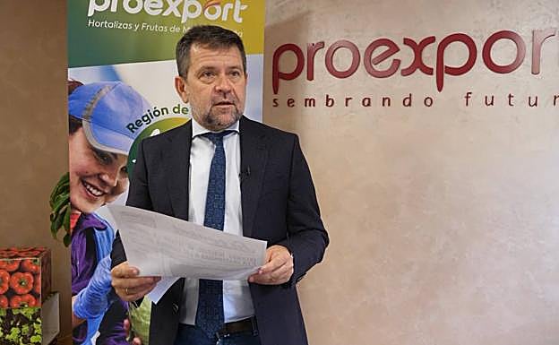 El presidente de Proexport, Juan Marín. 