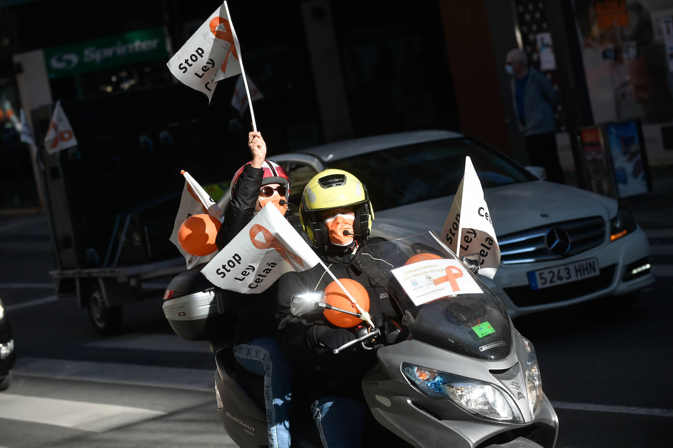 Fotos: Nueva protesta en Murcia contra la &#039;ley Celaá&#039;