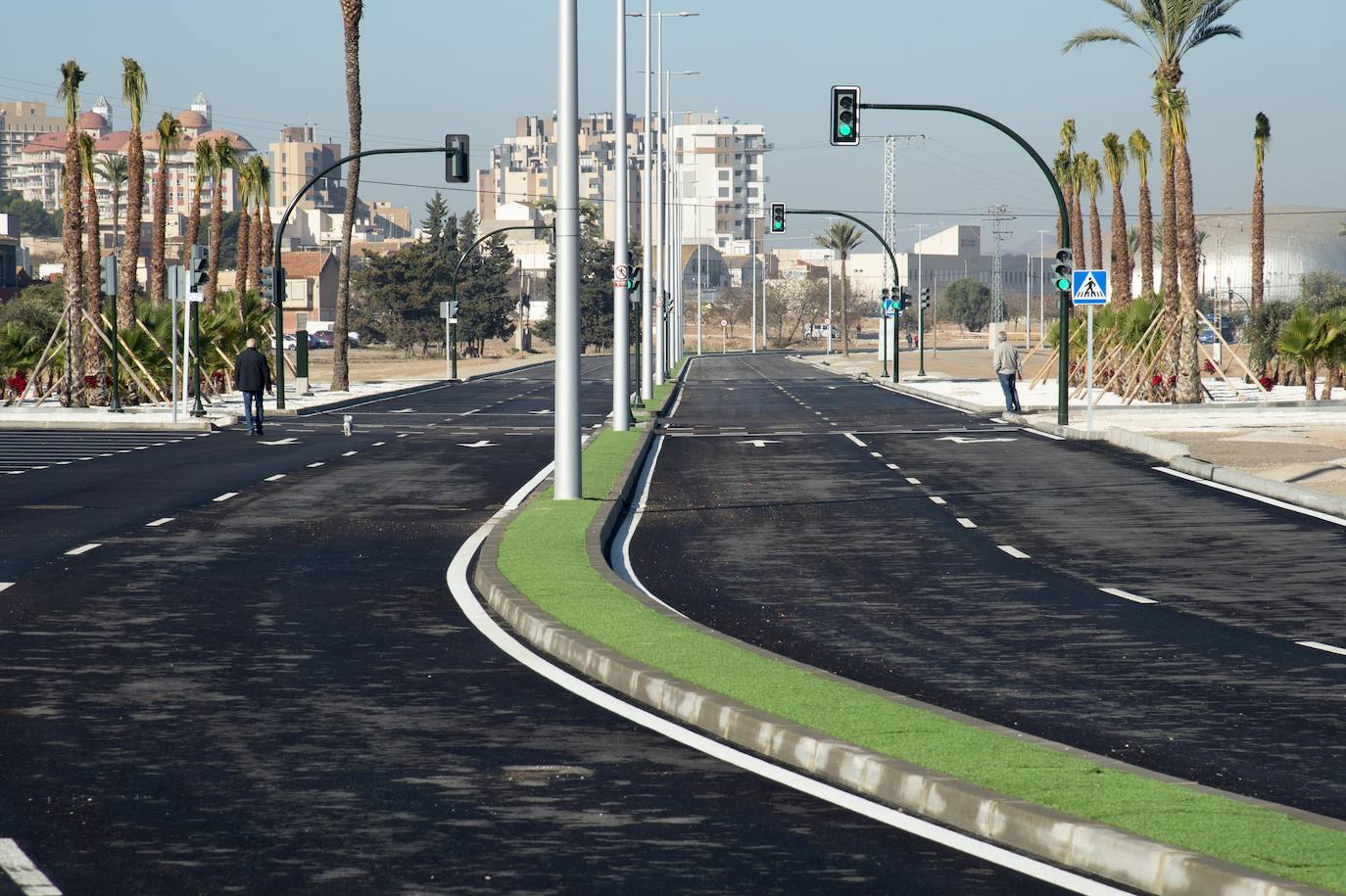 Fotos: Abre al tráfico la avenida del Cantón de Cartagena 30 años después de ser proyectada