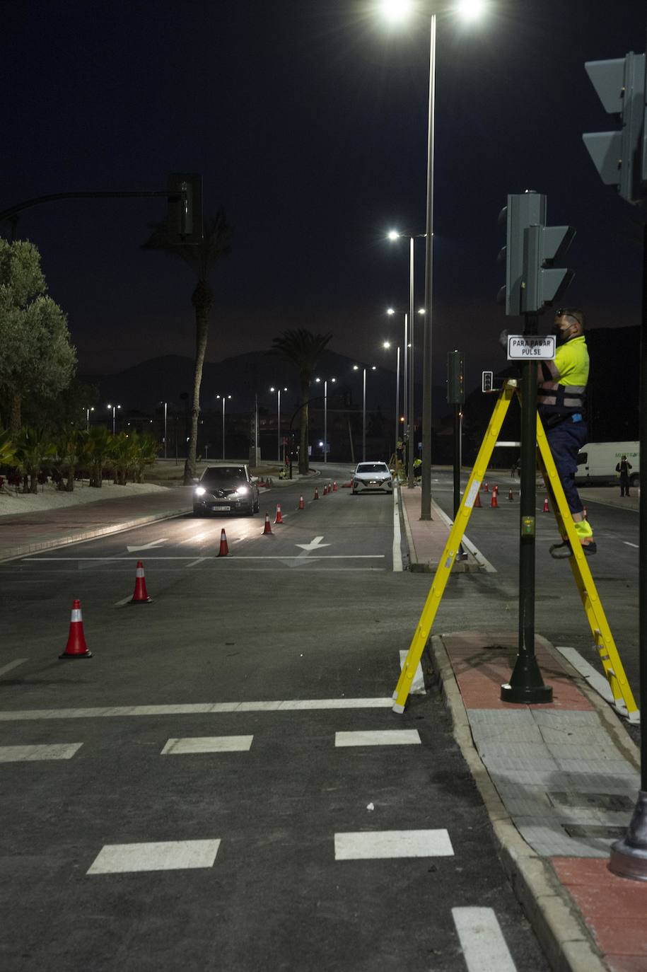 Fotos: Abre al tráfico la avenida del Cantón de Cartagena 30 años después de ser proyectada