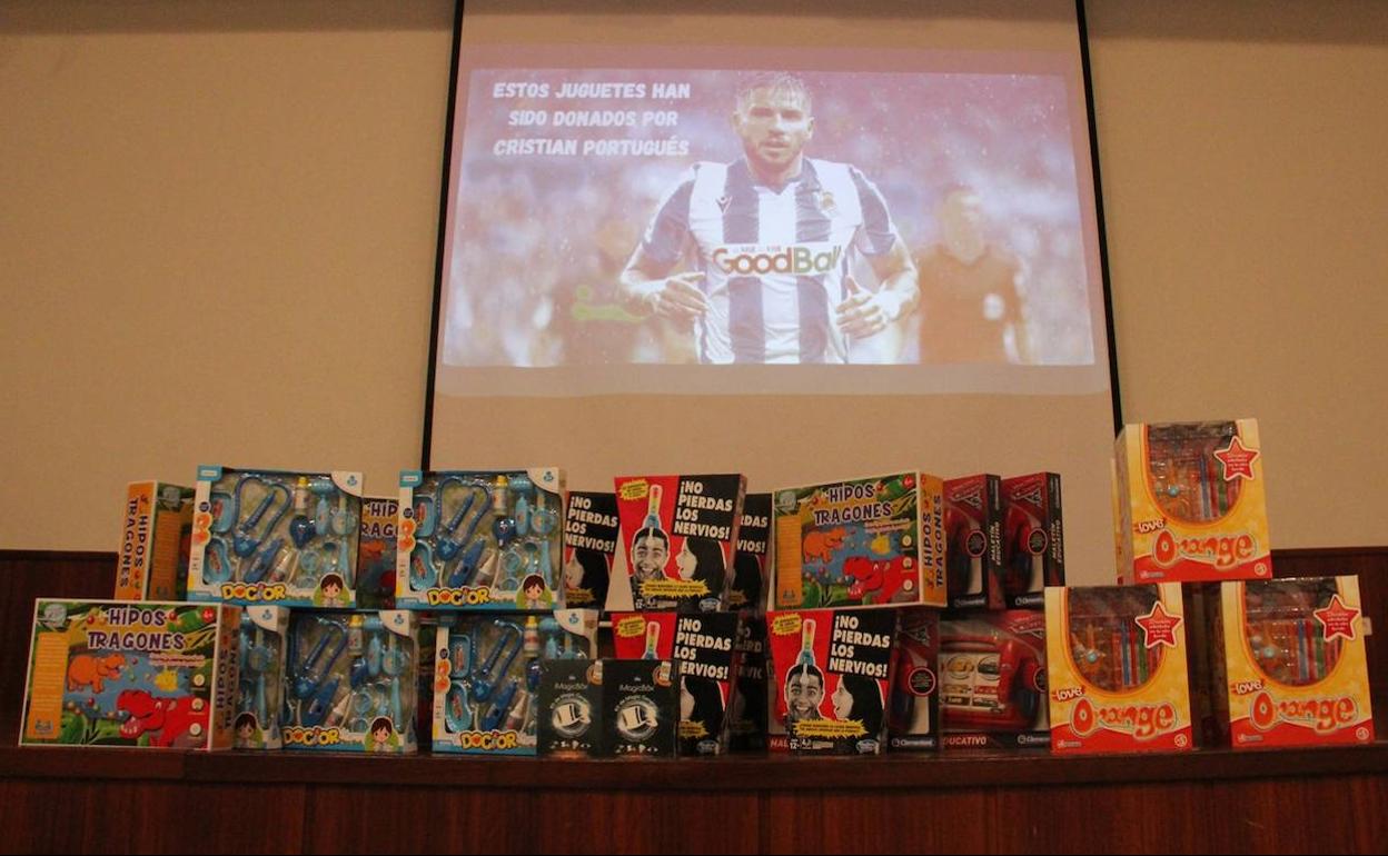 Juguetes donados por Cristian Portugués.