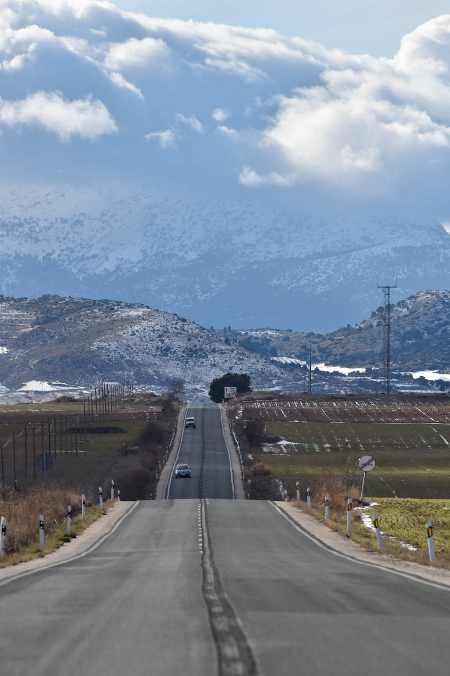 Fotos: El 2021 llega con nieve a Moratalla y Caravaca